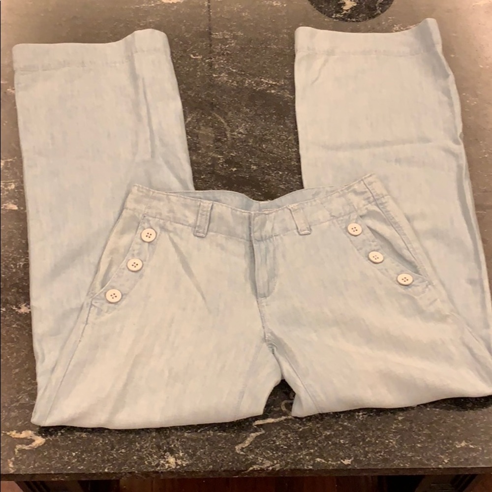 Light wash modern Trouser LOFT